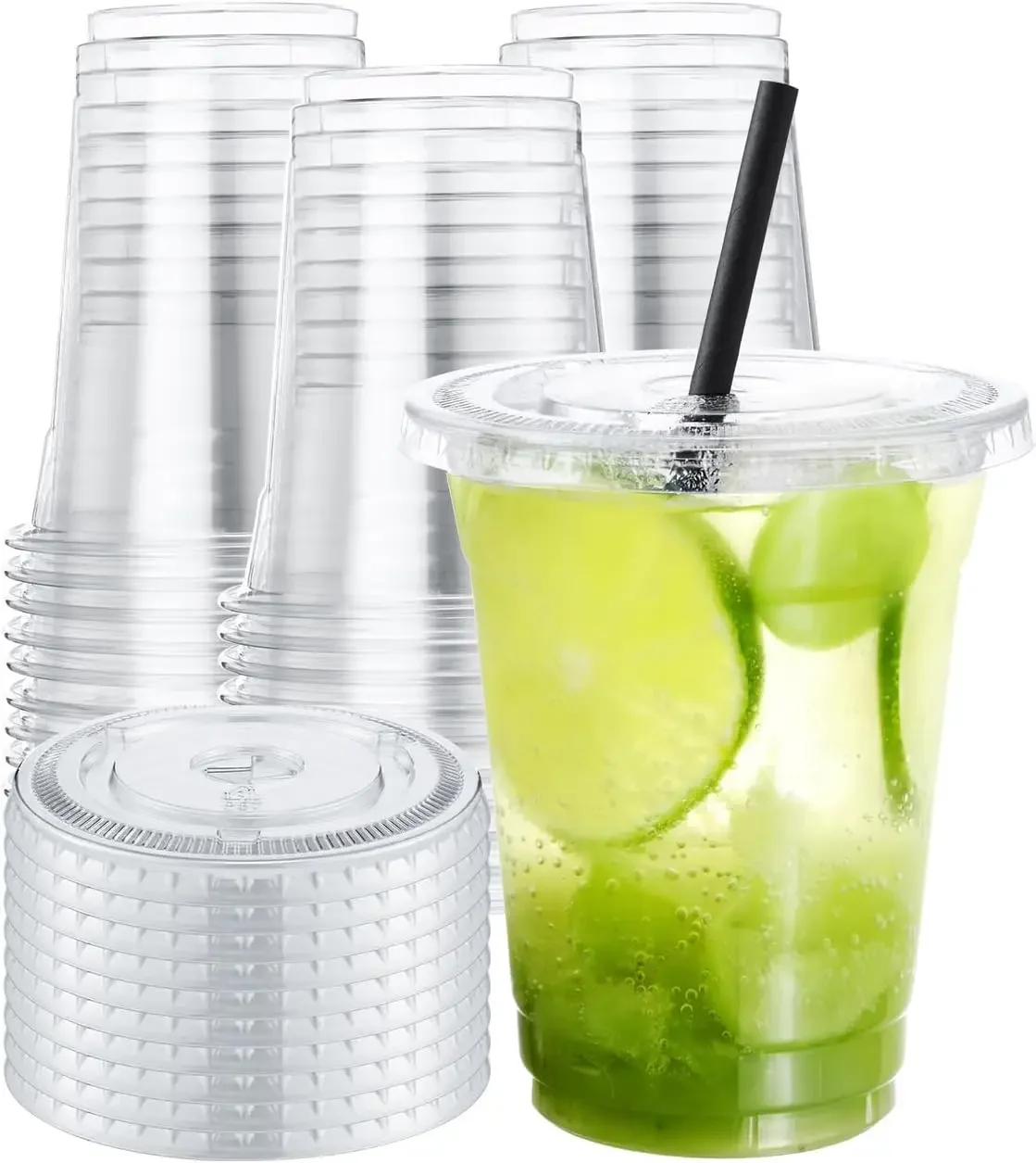 12oz 400ml Takeaway Cold Drink Ice Coffee Lemon Juice Bubble Tea U-shaped Cup Clear Disposable PET Plastic Cup Boba Milk Tea Cup