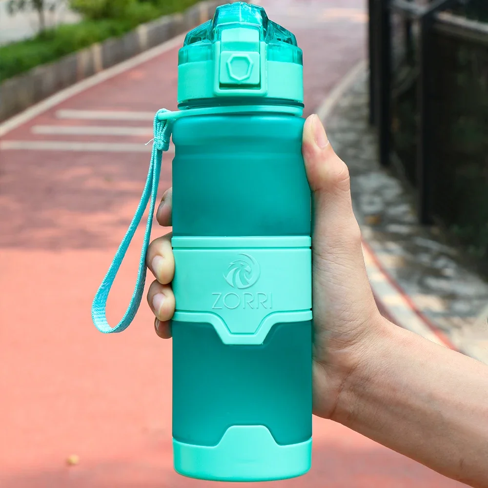 ZORRI Water Bottles Sport BPA Free Portable Leak-proof Gym Outdoor Travel Hiking Bicycle Bottle Water Gourds Garrafas De Agua