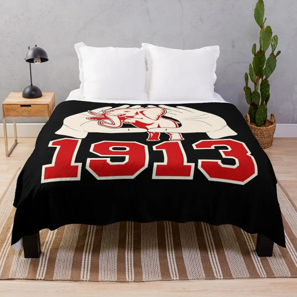 Delta 1913 Sigma Theta For Fans Throw Blanket Summer Beddings Blankets For Bed Multi-Purpose Blankets