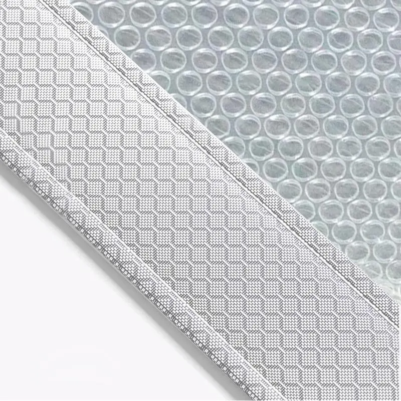 Winter side opening bubble film windproof, cold and warm insulation door curtain, bedroom anti cold, no punching required