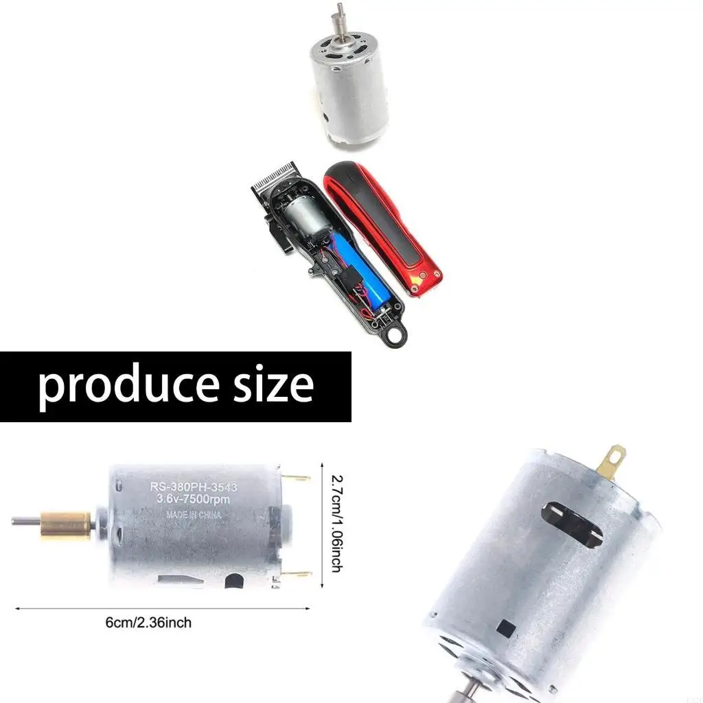 F92F Multipurpose Hair Trimmer Motor Heavy Duty Construction Efficient Cooling System Quiet Operation Easy Installation