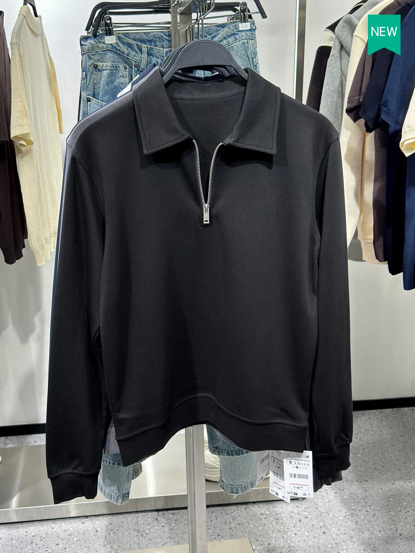 

Мужская повседневная толстовка свободного кроя с длинным рукавом, новинка весенней коллекции, из смесовой ткани хлопок-полиэстер, не требует глажки