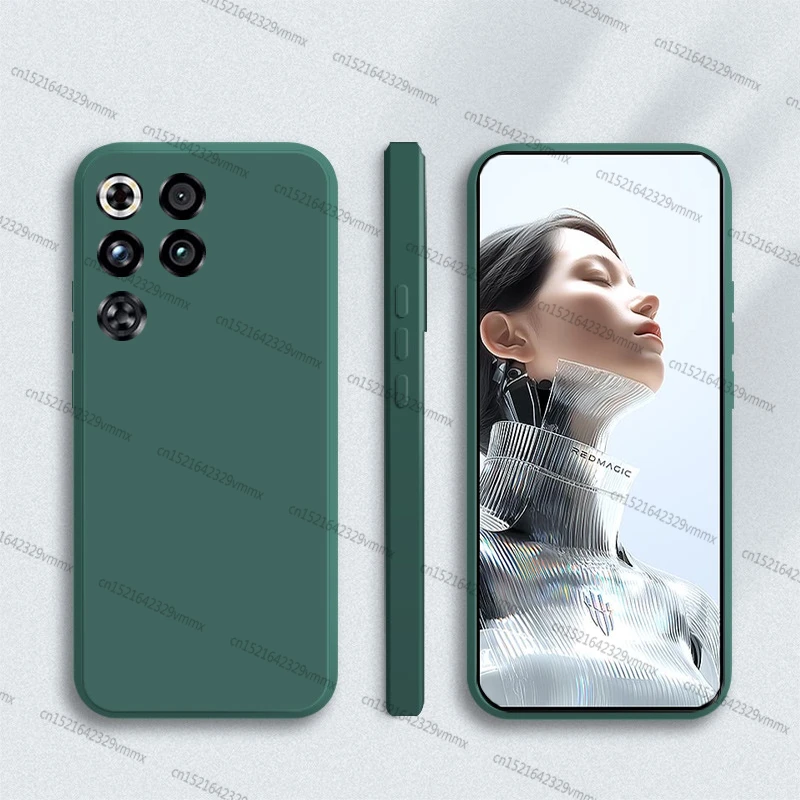 حافظة هاتف أصلية من السيليكون السائل لهاتف ZTE nubia Red Magic 11 Pro حافظة خلفية مضادة للصدمات لهاتف ZTE nubia RedMagic 11 Pro #2