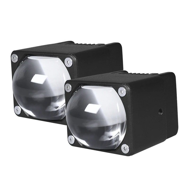 

Motorcycle Two Color Mini Light Emitting Diode Running 24v Fog Light Headlight Spotlight with High/Low beam