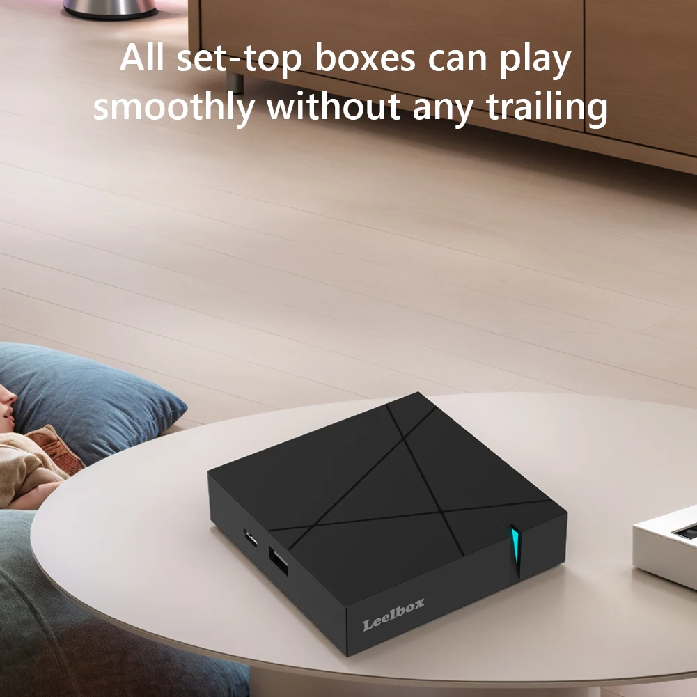 4K Ultra HD For Google TV Box 4GB 32GB Android 12 TV Box 2.4G/5G Dual WiFi Smart TV Box with Remote