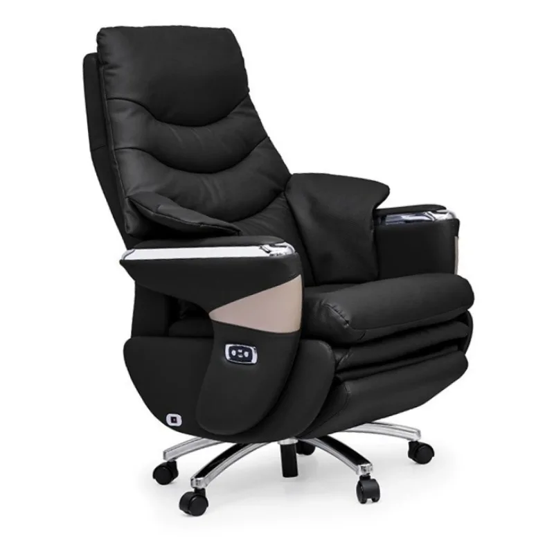 

Smart Electric Chair Genuine Leather Massage Long-term Sitting and Reclining boss Chair Comfortable Gaming Chair