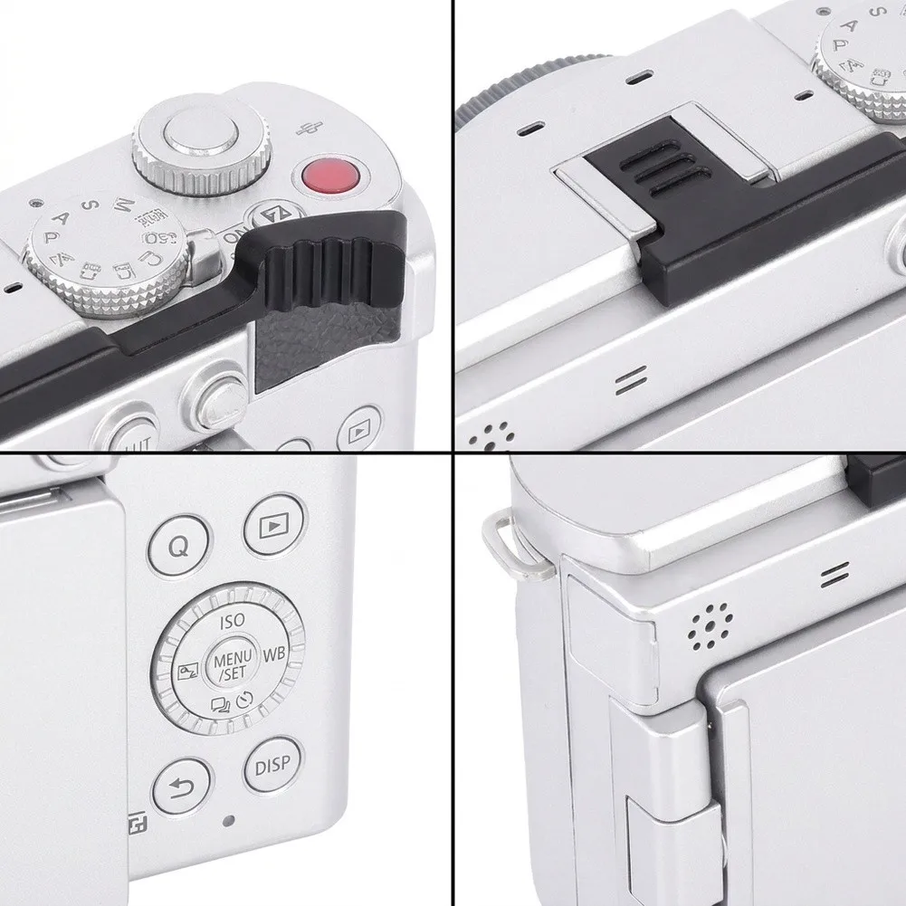 Thumb Grip for Panasonic For S9 Camera That Helps Maintain Control During Variable Grip Conditions and Environments