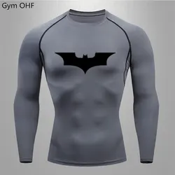 Men's T-shirt Running Sport T Shirt Men Compression Fitness Top Tee Quick Dry Tight Training Gym Sport Running Shirts Men Jersey