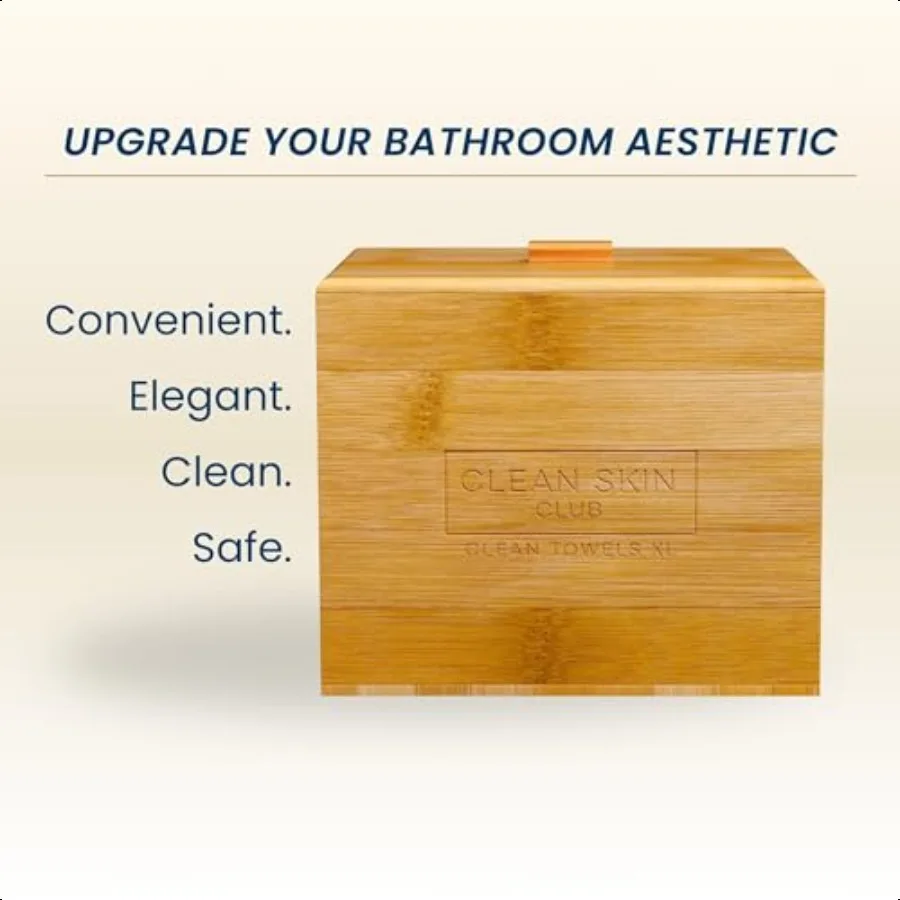 Toallas Luxe Bamboo Box Toalla facial XL