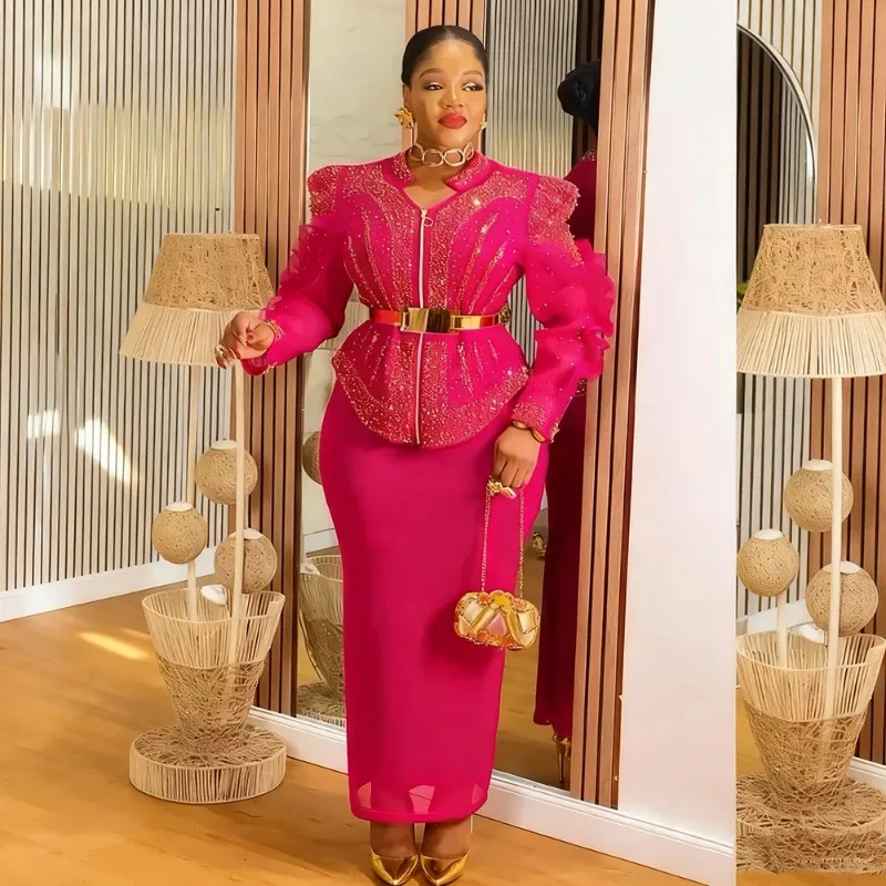 

Африканские вечерние платья больших размеров для женщин 2026 Новая мода Дашики Анкара Свадебное вечернее платье Элегантное мусульманское платье макси в Турции