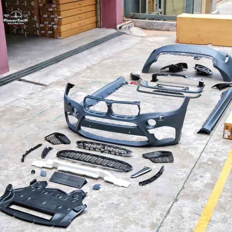 

Suitable for BMW X6 F16 Modified X6M Style Full Body Kit Heads Bumper Front and Rear Lips Spoiler