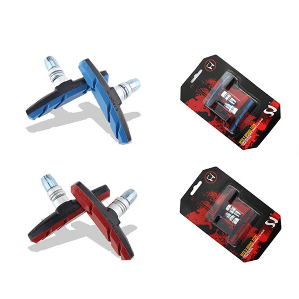 

1pair 70mm Mountain Road Bike Brake Pads Set Cycling V Brake Holder Pads Shoes Blocks Rubber Pad Bicycle Silent Brake Pads