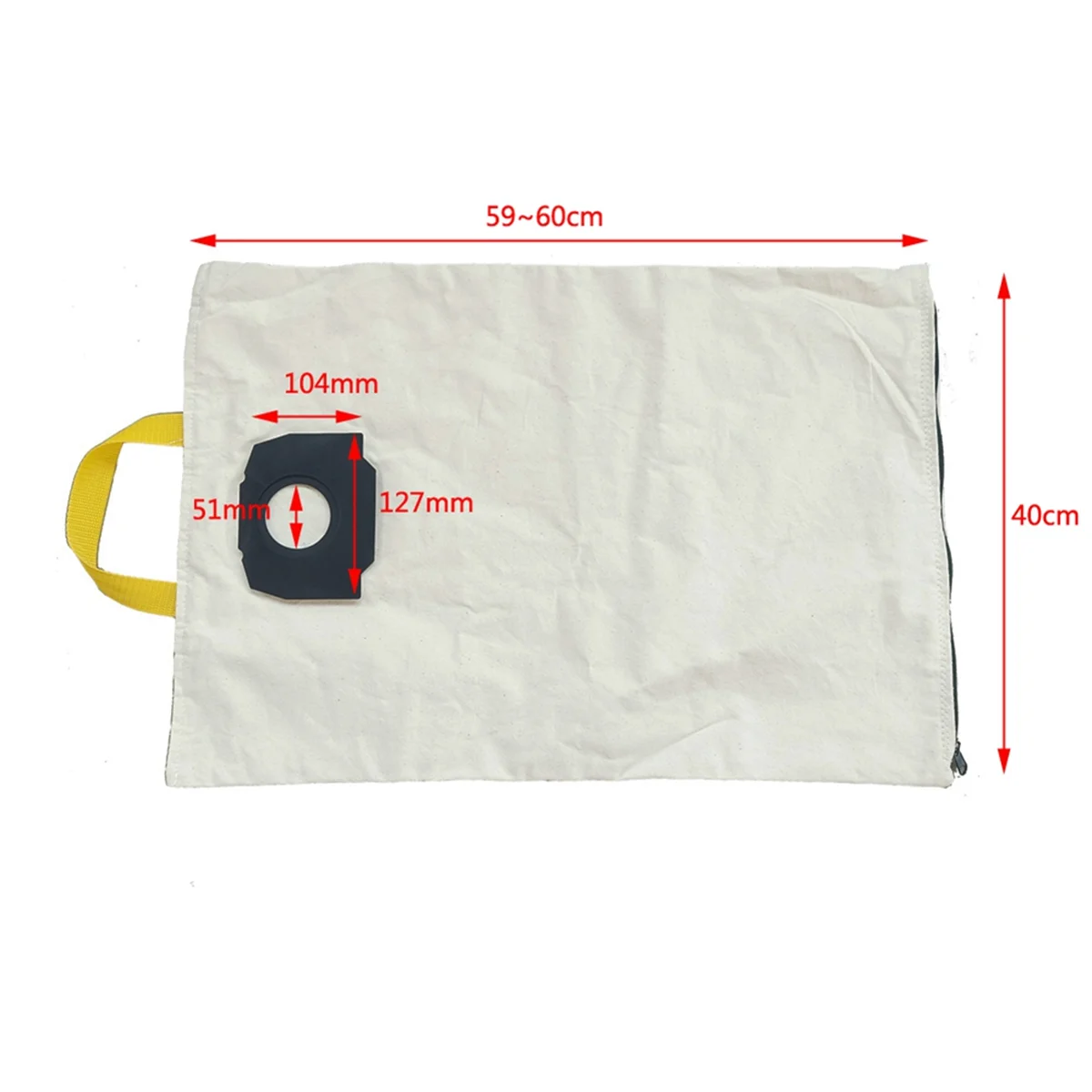 A31I Vacuum Cleaner Parts Cloth Dust Bag Washable Filter Bag for Karcher WD4 WD5 WD6 Premium Vacuum Cleaner Parts Black