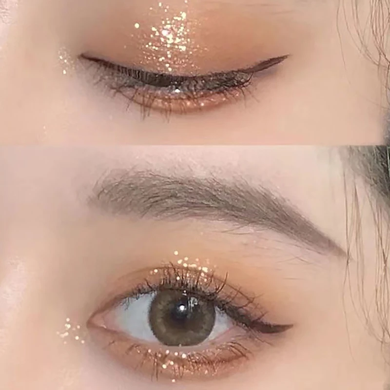 Glitter Powder Earth Color Lasting Monochrome Eyeshadow Palette Eye Makeup Eye Shadow Pearl Non-smudging Delicate Smooth ﻿