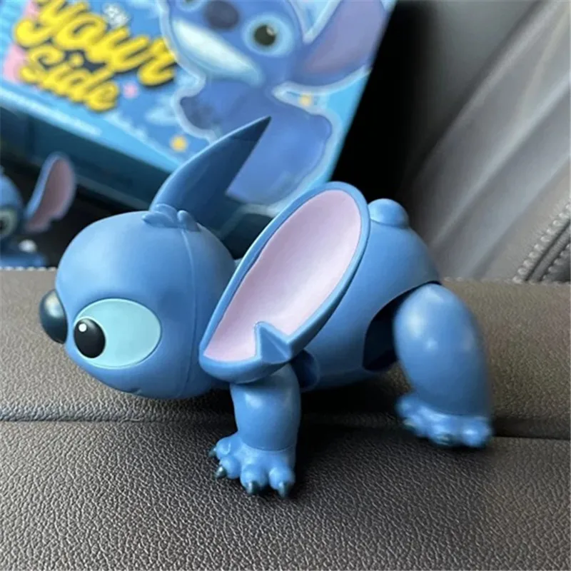 Figura de acción de la serie Stitch de dibujos animados de Disney, juguete, adorno de escritorio, decoración de coche, muñeco pequeño Kawaii, juguete, regalo de colección de vacaciones