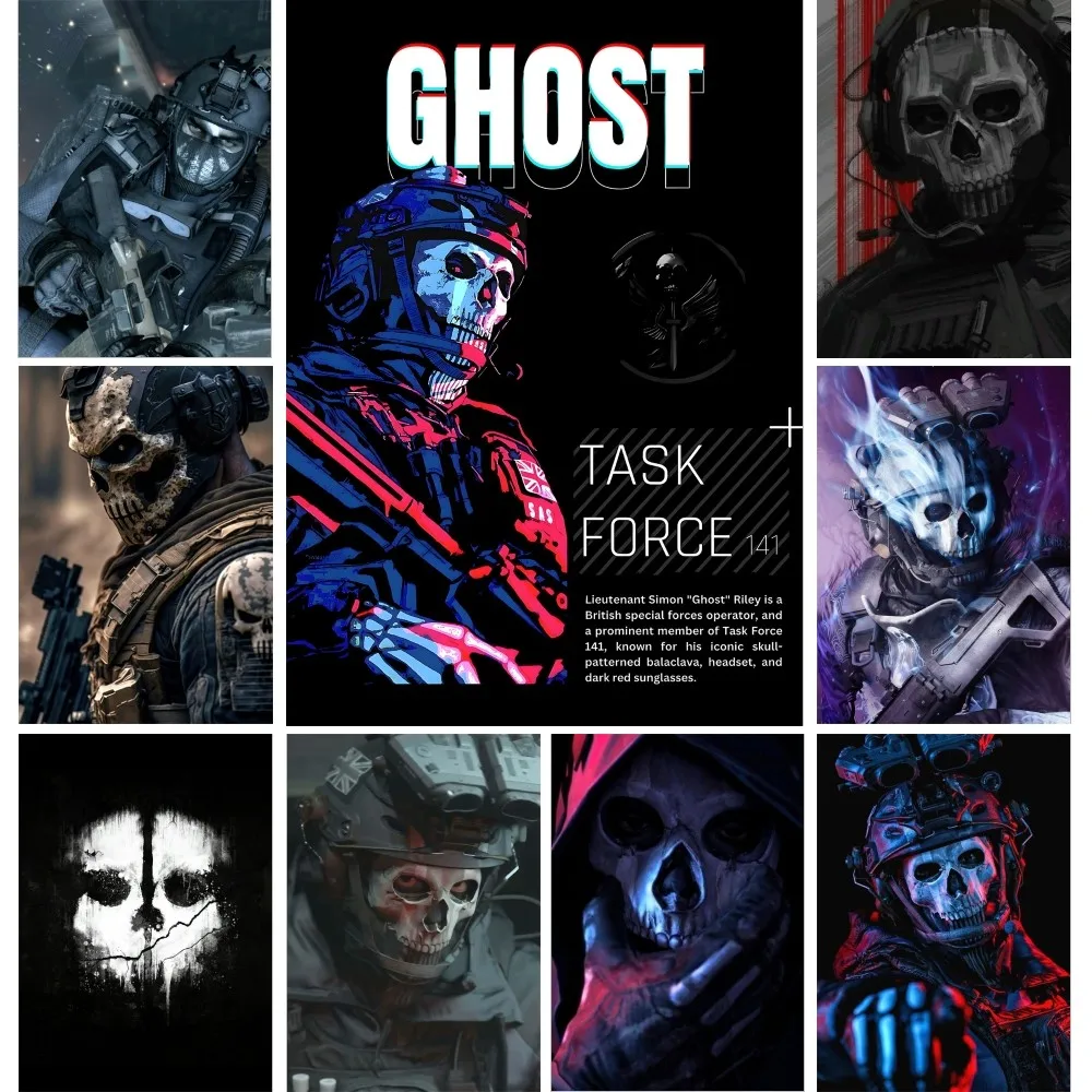 COD Call Of Duty G-Ghosts Poster Poster Art Print Bar Living Room Furniture Decor