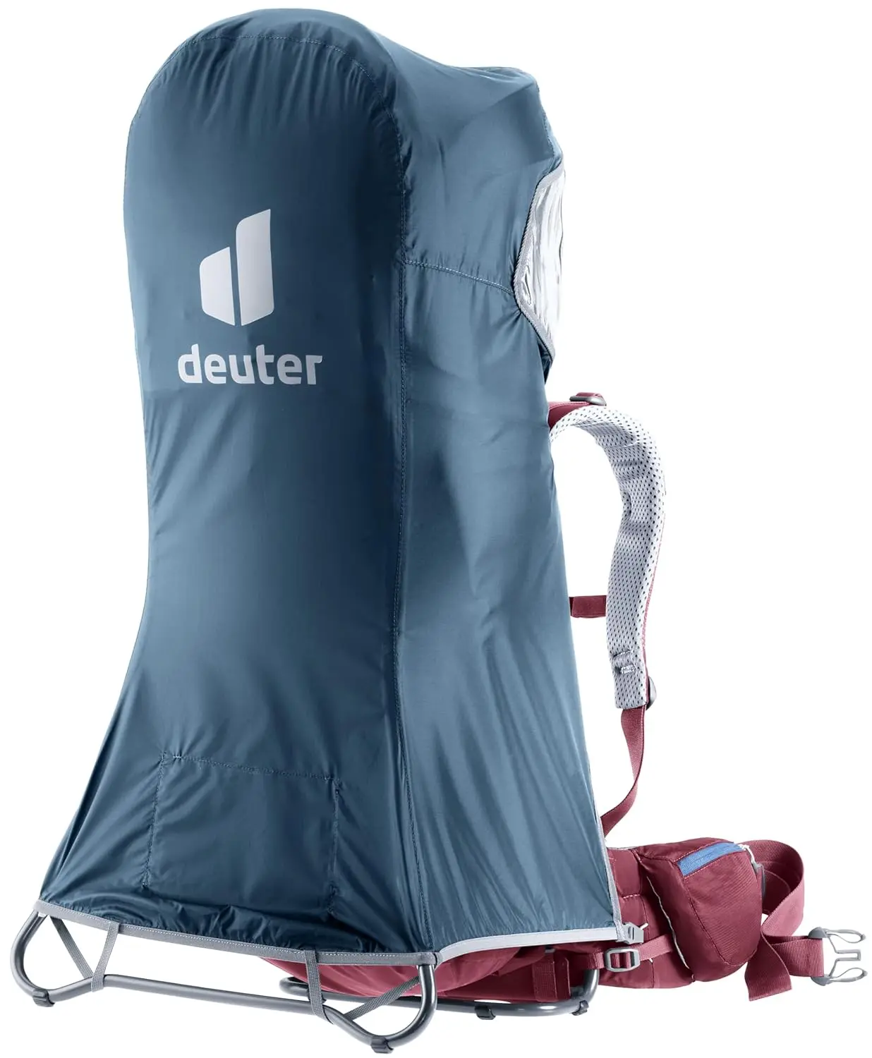 

Deluxe Rain Cover for Child Carriers - Waterproof Wind Protection with Clear Viewing Panes & Reflective Safety Features
