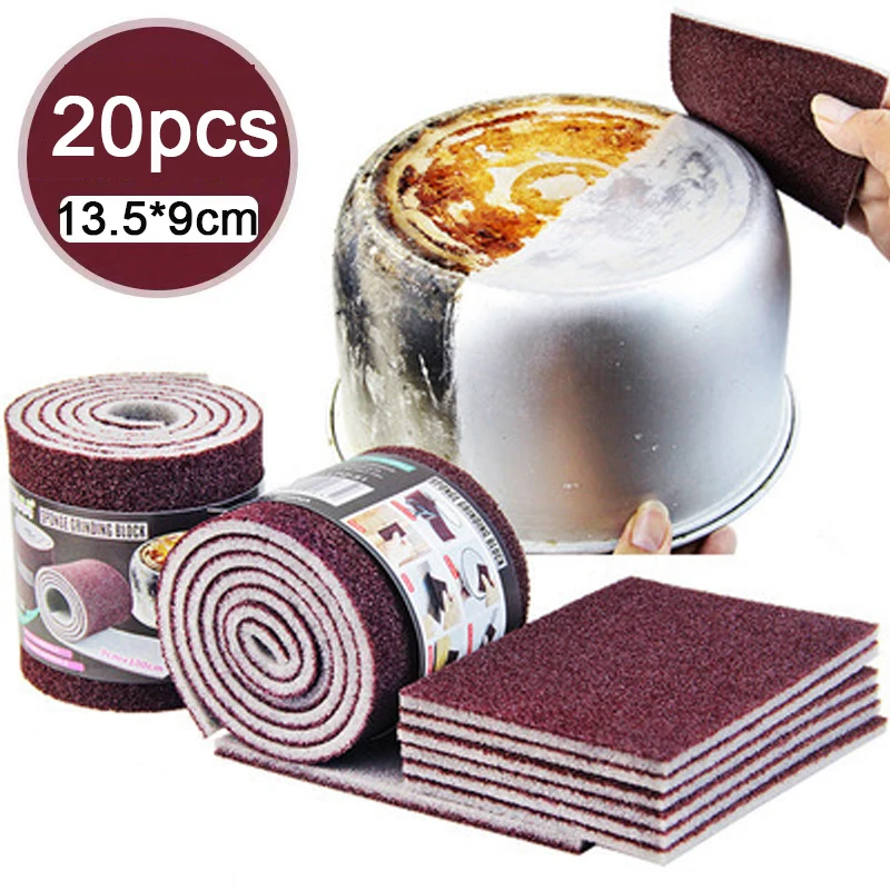 Esponja mágica de melamina, esponja de cocina de carborundo, borrador para sartén, olla, esponjas para platos, utensilios de cocina, artículos de limpieza del hogar, herramienta