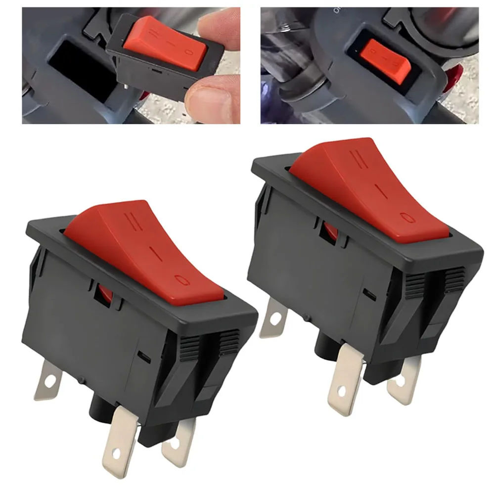 2pcs 3-Way Power Switch For Shark NV22 NV22L NV26 NV350 NV351 NV352 For 8A 250VAC And 16A 125VAC Switch Vacuum Cleaner Parts