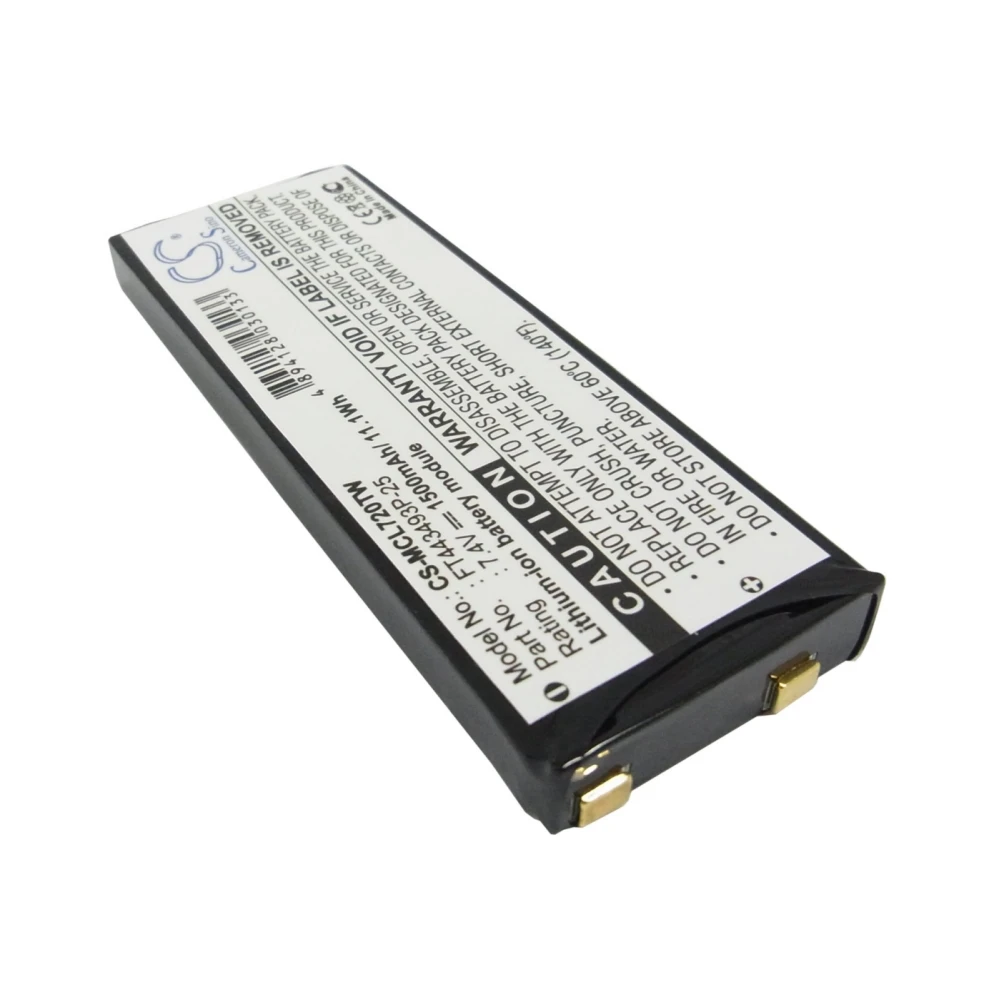 コブラ用リチウムイオン双方向無線バッテリー、7.4V、1500mAh、互換モデル: CXR900、CXR900 30 マイル無線機、CXR920