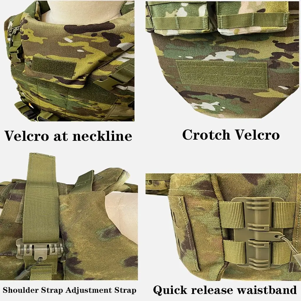 6b45 Modular Vest Suit Replica Zestaw kamizelki taktycznej Full Protection Body Armor Plate Carrier z pakietem akcesoriów Wyjmowana kamizelka