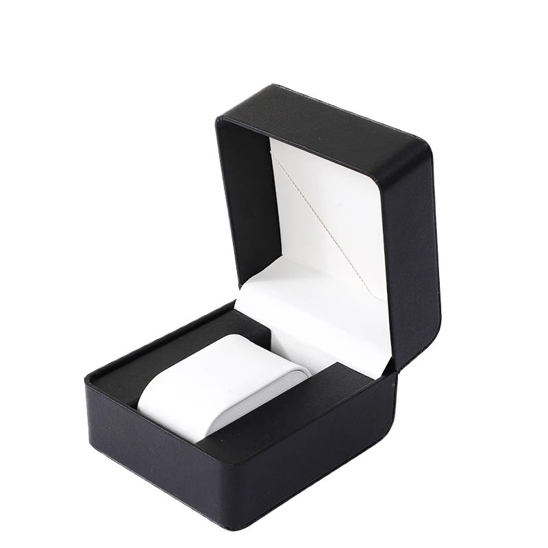 Single Watch Gift Box With Pillow Pu Leather Watch 's Travel Gifts Storage Box Jewelry Accessories