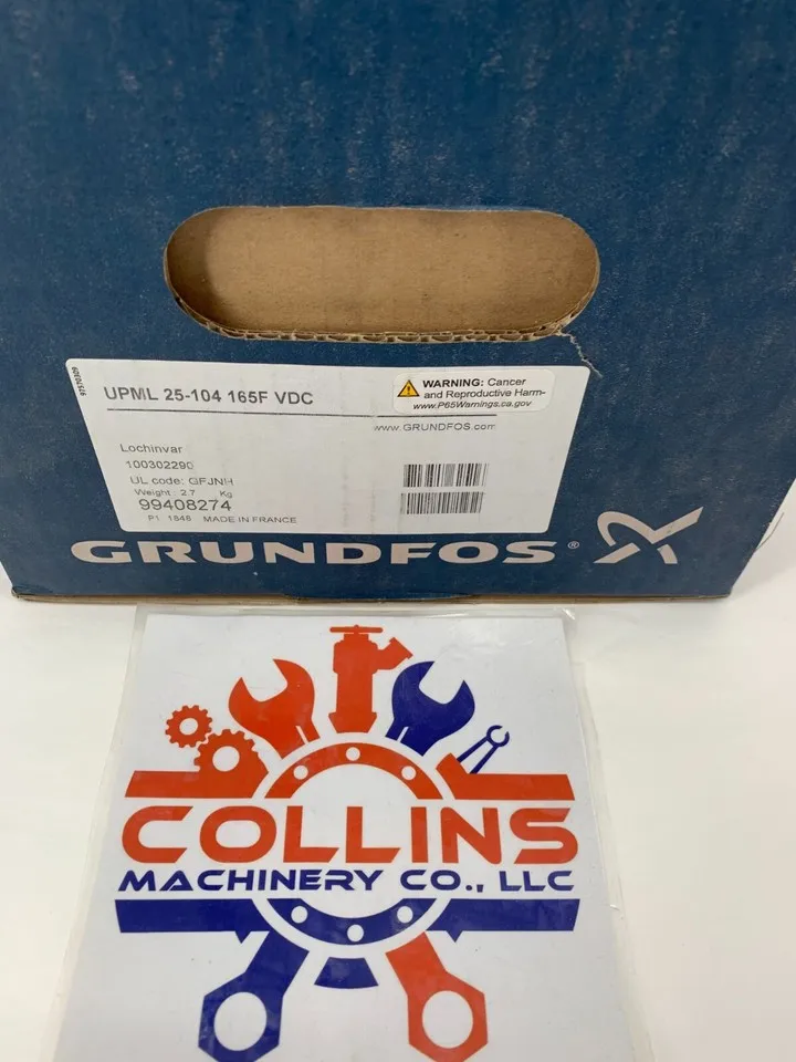 

Upml 25-104 165fvdc 99408274 Lochinvar 100302290 Циркуляционный насос воды Совершенно новый оригинальный Spot Plc