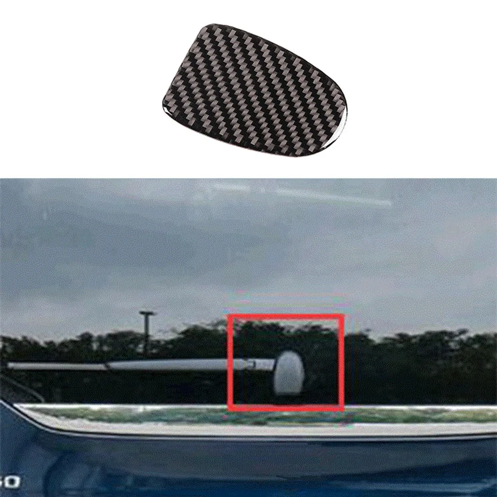 Car Carbon Fiber Exterior Rear Windshield Wiper Cover Trim for Mercedes Benz V Class V250 V260 2015-2020