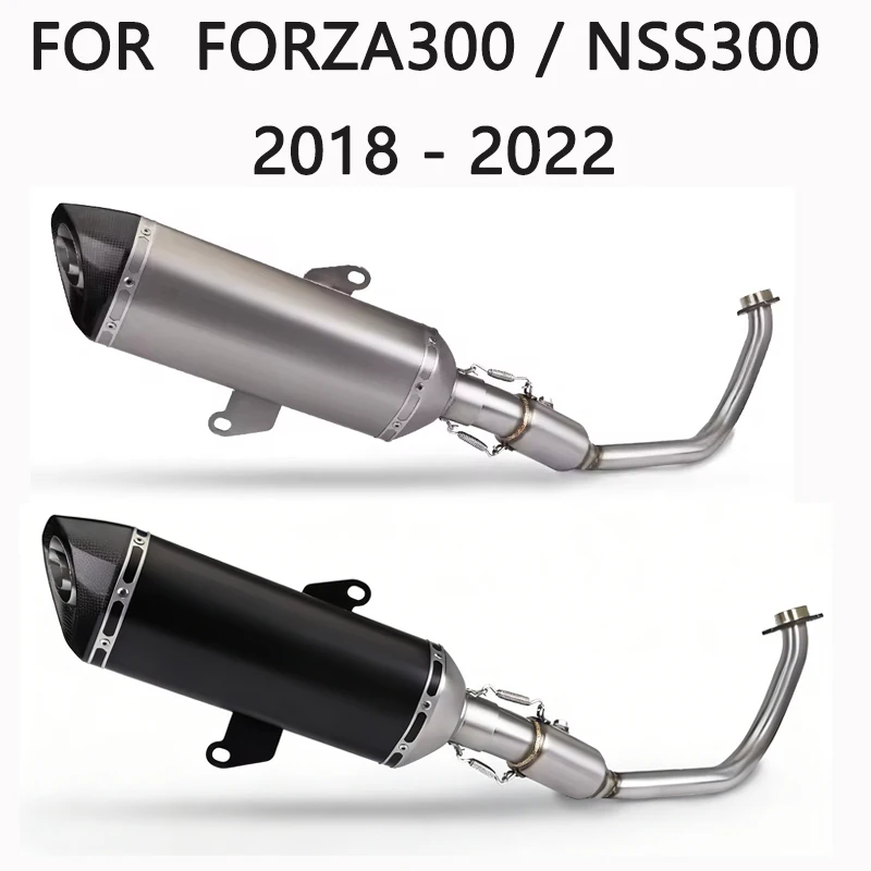 Motorrad-Auspuff-Schalldämpfer Hochleistungsausführung für Forza300 Forza NSS300 NSS 300 2018 - 2022
