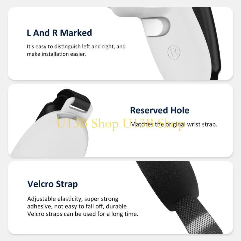 غلاف السيليكون الواقي U13B لـ QUEST 3 وحدات تحكم أفضل تحكم ومتانة