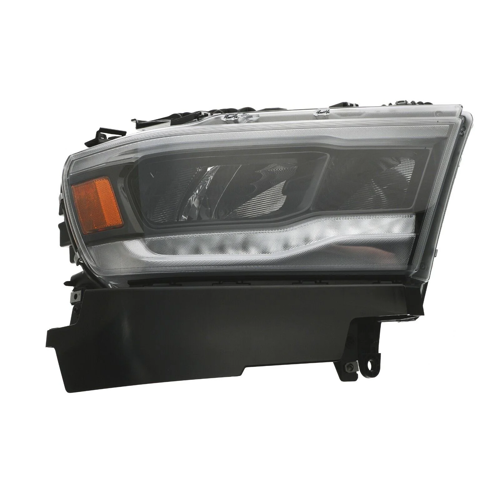 

Для HEAD LAMP передний фонарь, светодиодная фара, фара для Ram 1500 2019-2022, черная отделка CH2503320 68316088AH