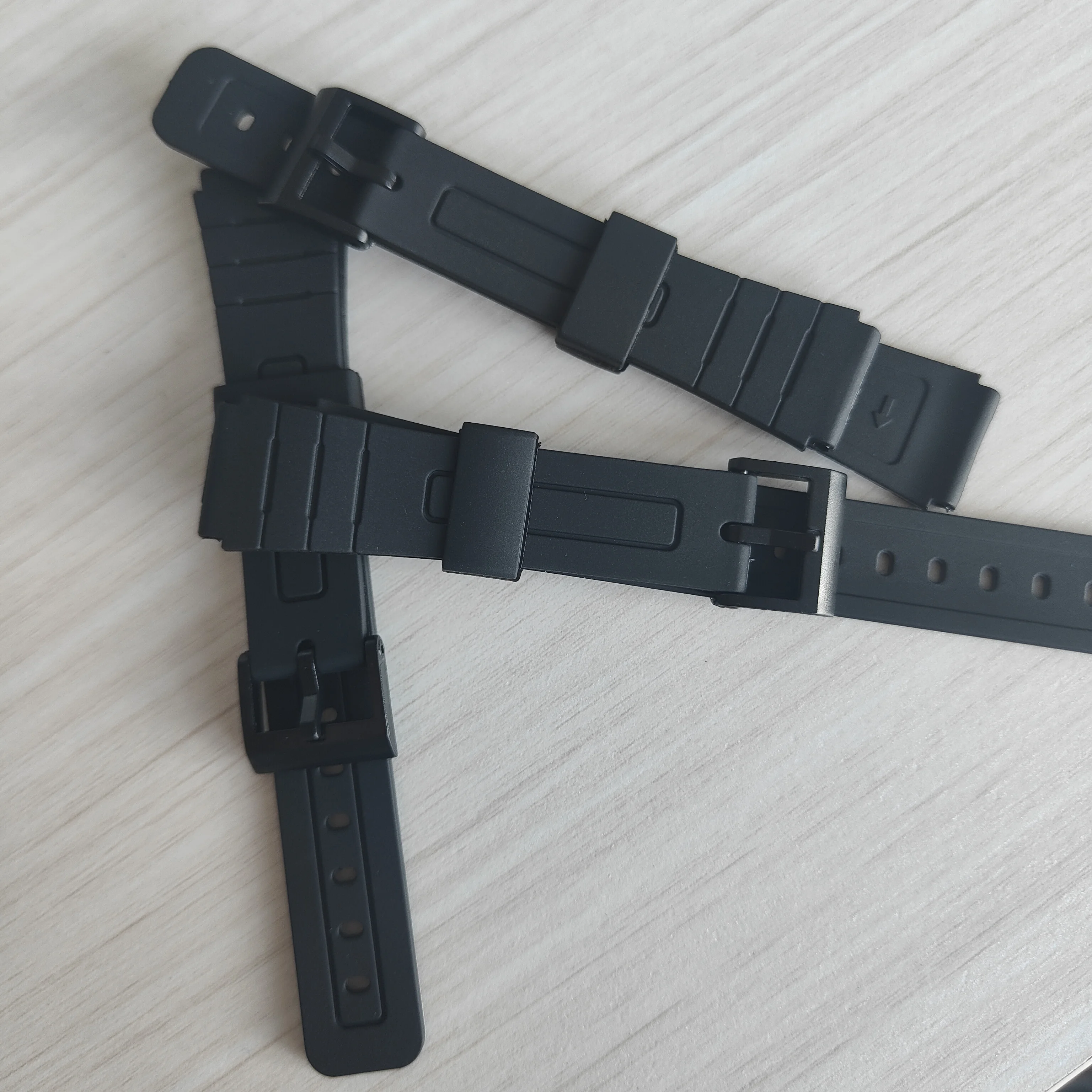 18mm PU Watch Strap Universal Electronic Watchband Sports Waterproof Bracelet for CASIO W800H AE1200 SGW400H F-84/F-94/F-105