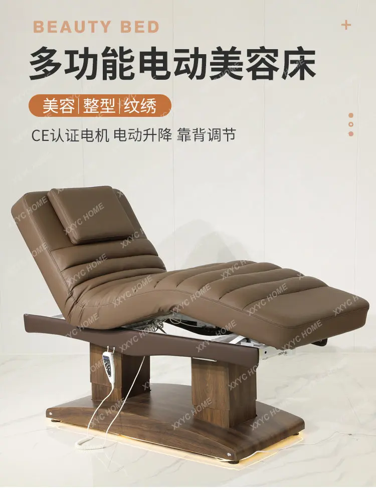 JYAX69 Electric Beauty Bed, Multi-functional Electric Lifting Micro-plastic Tattoo Treatment Bed For Beauty Salons