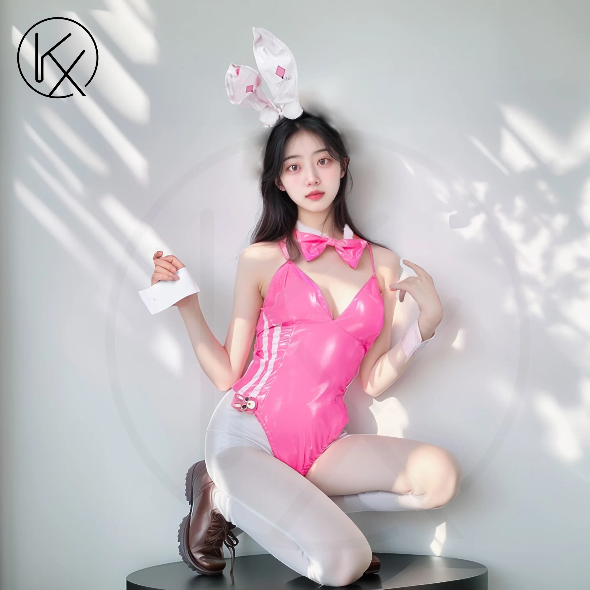 

kaixiggmm Cute Alice Rabbit Girl Costume Victory Goddess Female Sexy Alice Role Playing Rabbit jumpsuit Slimming
