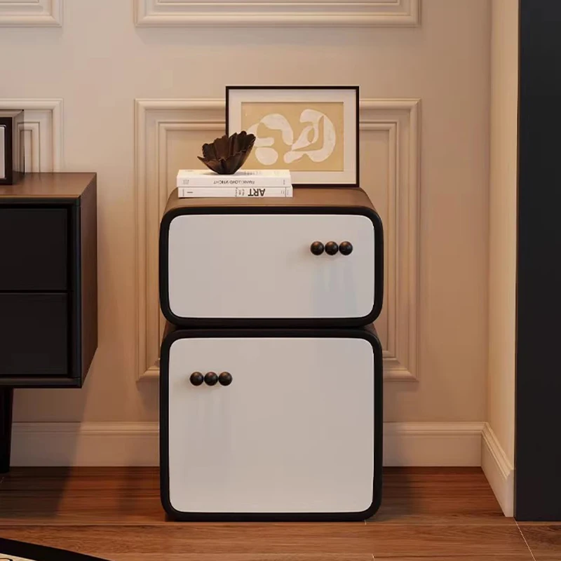 Luxury European bedside table Simple and fashionable Modern creative bedside table Elegant