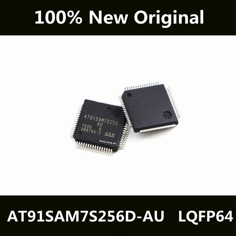 New Original AT91SAM7S256D-AU AT91SAM7S256D AT91SAM7S256 QFP64 Chip IC