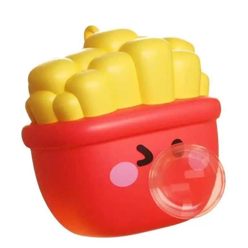 Cute Food Spit Bubbles Squishy Squeeze Toy Stress Relief Sensory Antistress Decompression Play Gift For Kids Adults