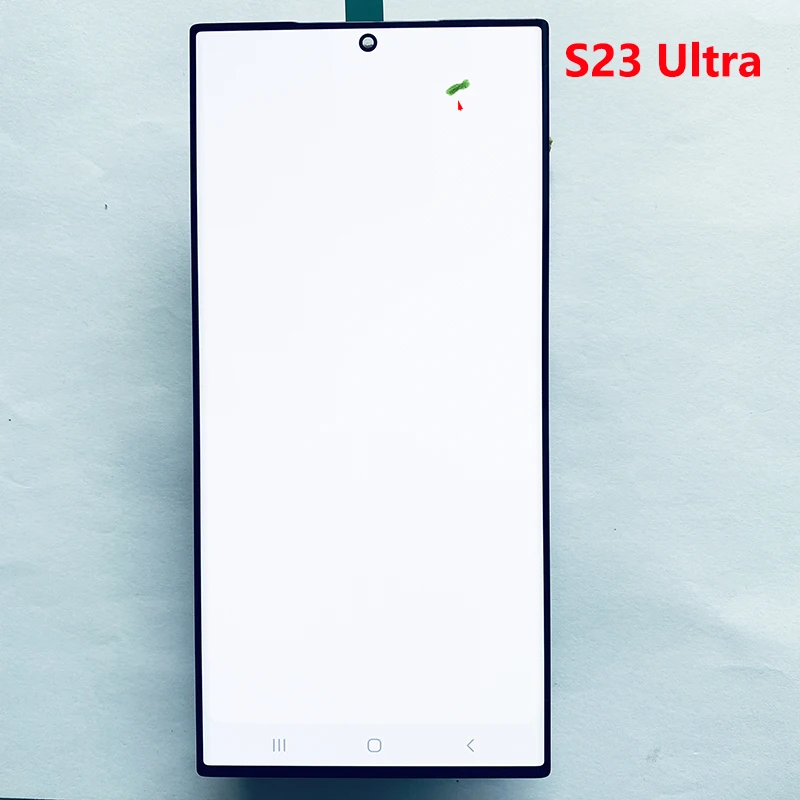 SUPER AMOLED 85% New Glass Frame Working well For Samsung  S23 Ultra 5G G918U G918W LCD Display Touch Screen  Assembly With Dot