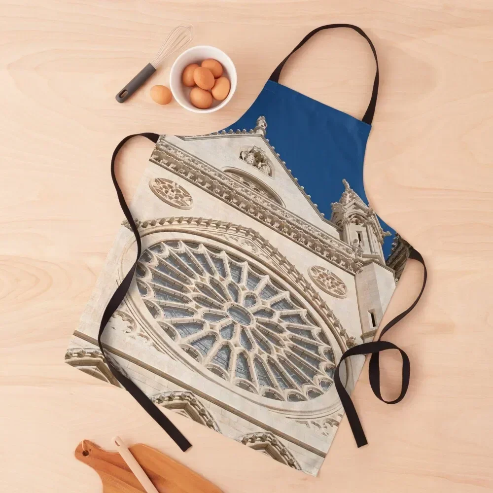 

Rosette Window Apron Household Items Kitchen Waterproof For Men Men'ss Apron