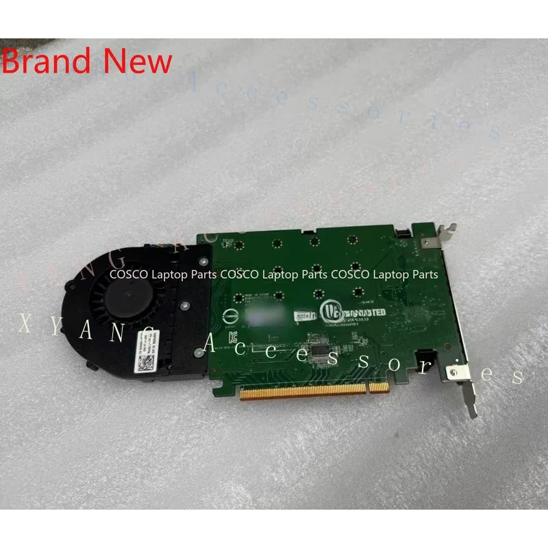 PP+  Brand New 06N9RH 6N9RH FOR DELL 6N9RH Ultra-speed Quad Nvme M.2 Pcie X16 Card  80G5N TX9JH 080G5N 0TX9JH 100% TEST OK