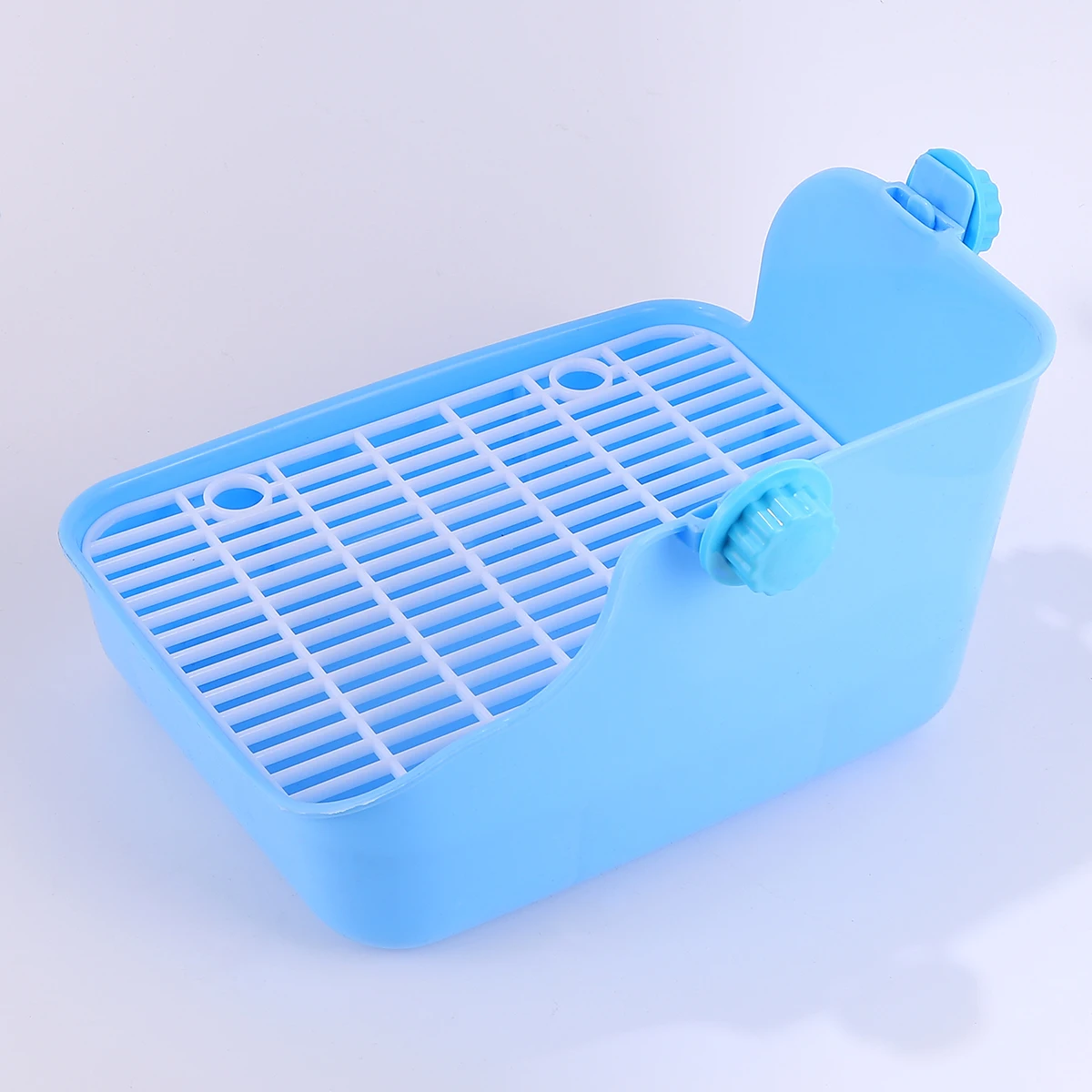 

Pet Toilet Bowl Small Animal Litter Tray Durable Material Rabbit Ferret Trainer Easy Size Hamster Guinea Pig Garden