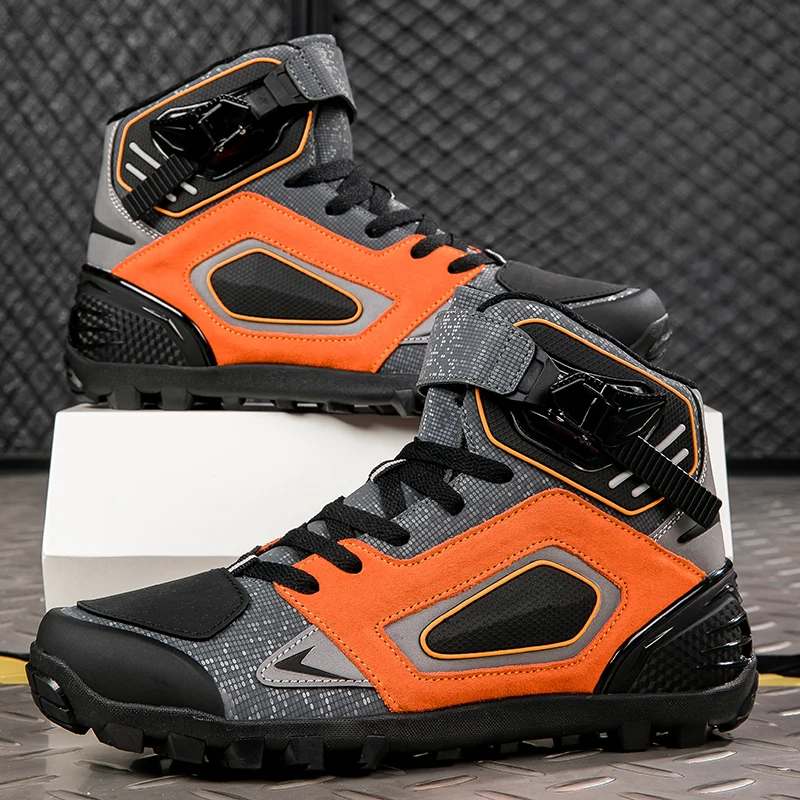 

Breathable anti slip off-road motorcycle riding boots Motorcycle Shoes Speed Lacing Off-Road Motorbike For Outdoor Riding Boots