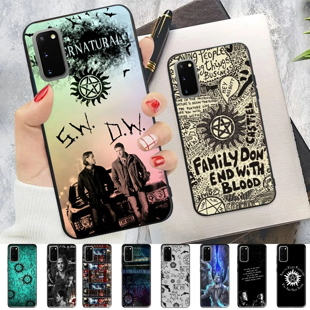 Supernatural SPN Dean And Sam Phone Case For Samsung S 9 10 20 21 22 23 30 23plus lite Ultra FE S10lite Fundas