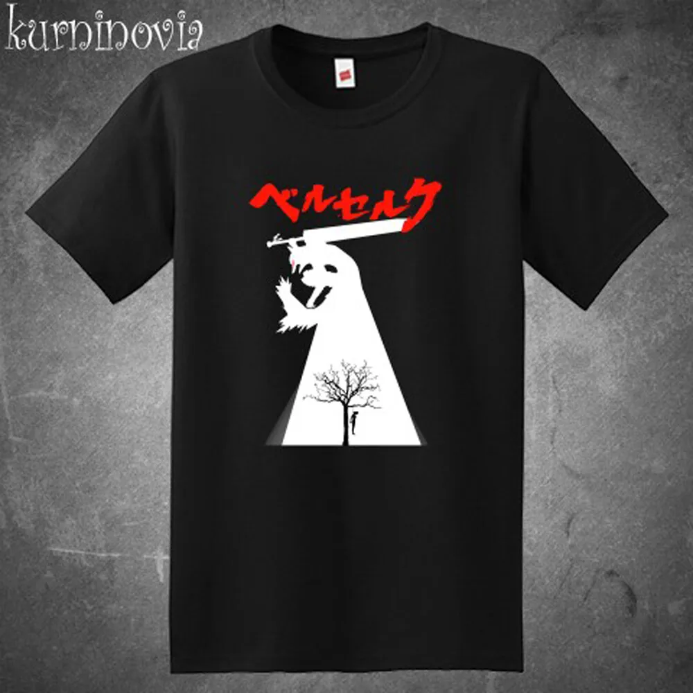 

Berserk Japanese Anime Manga Men's Black Size S to 5XL Anime Clothes High End Men's Clothing Men's Shirts Anime T-Shirt