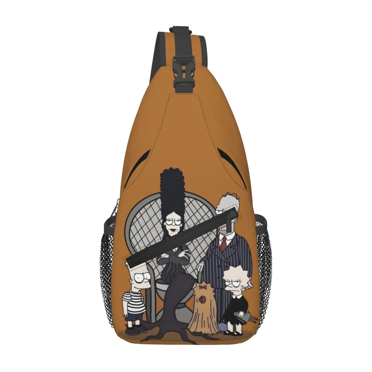 

Custom Simpsons Backpack Animated Sitcom For Traveling Hiking Bags Shoulder Crossbody Chest Backpack Sling Crossbody Backpack