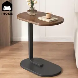 IHOME-mesa de centro pequeña, mesita de noche, estante de almacenamiento, Mini sofá, mesa lateral, moderna, Simple, móvil y fácil de usar para uso doméstico, nuevo, 2024