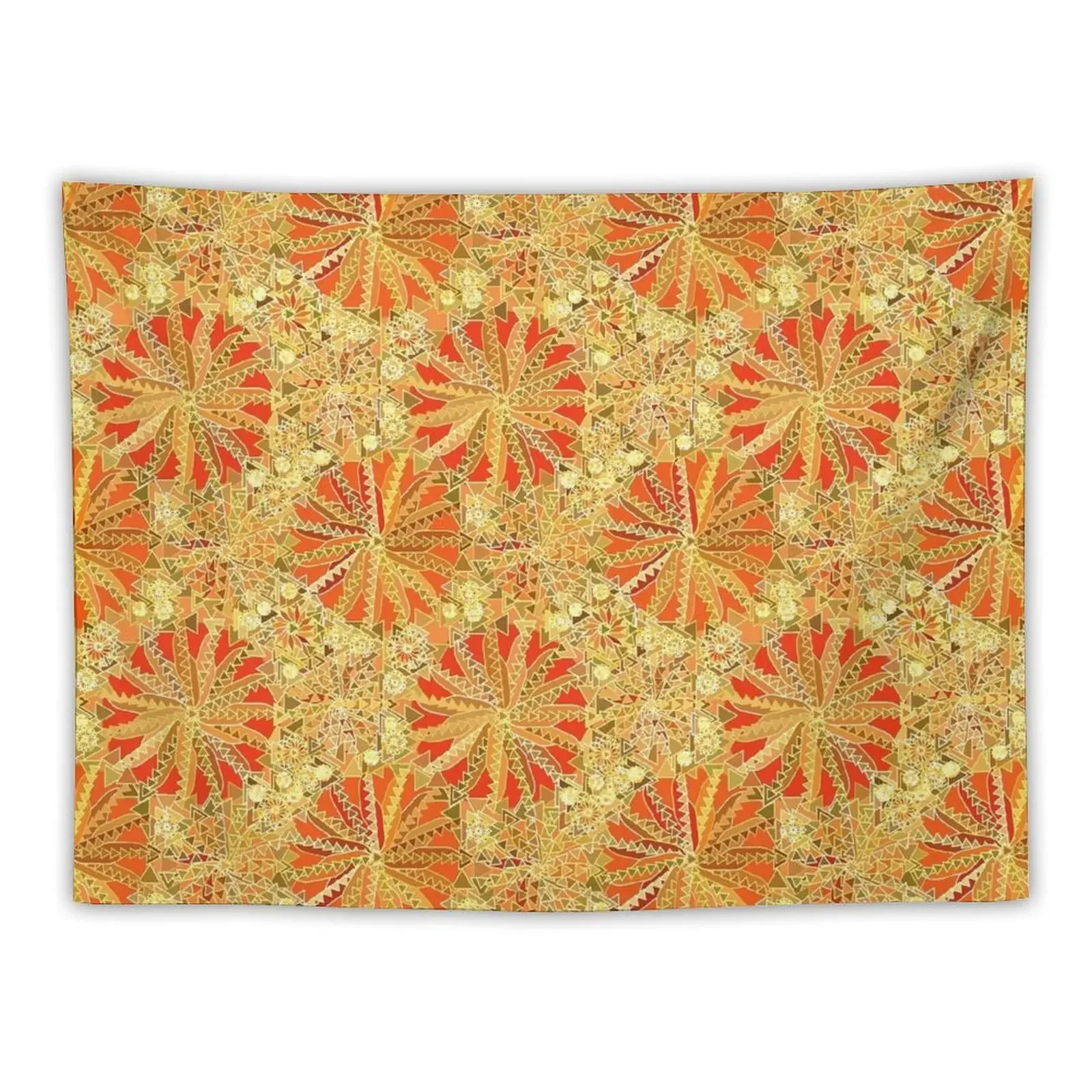 

Tribal Mandala Print, Mustard Gold and Orange Tapestry Home Decorators Decor Home Things To Decorate The Room Tapestry