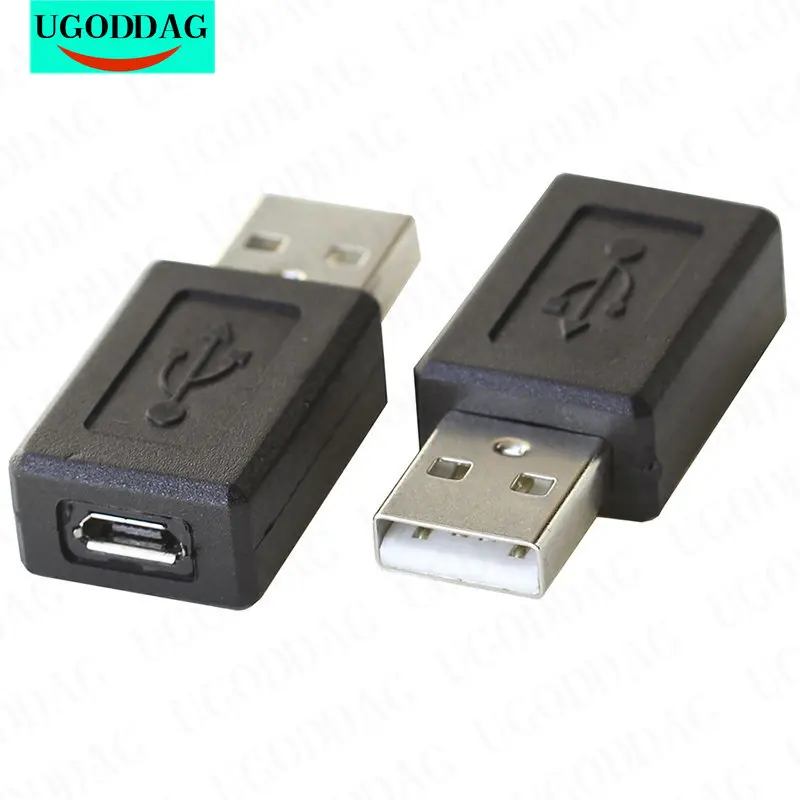 USB Male to Micro USB Female  Adapter Connector USB Female Device Change into Micro USB2.0 Female One Piece