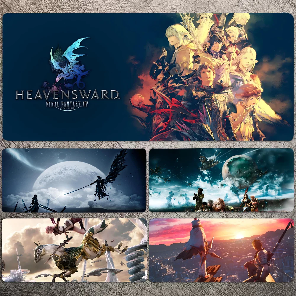 

1pc Final Fantasy Non-slip Mouse Pad Suitable For Office Computers Laptops E-sports Game Desk Mats XXL Keyboard