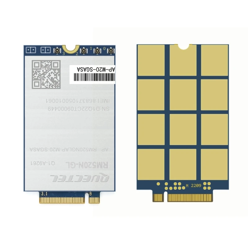 Imagem -02 - Placa sem Fio 5g nr Módulo Mmwave Sub6ghz Adaptador Wifi M2-mimo para Dispositivos Habilitados para Mimo Rm520n-gl